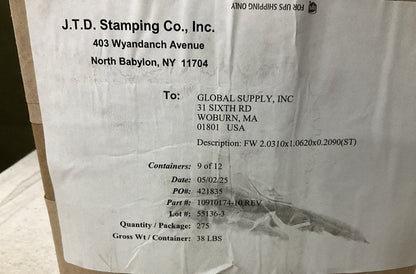 Flat Washer 10910174-10 NSN 5310-00-930-3603 - photo 3