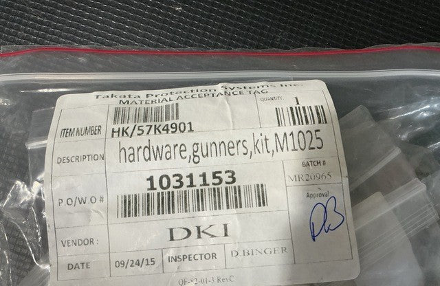 Gunner Restraint Kit 57K4901 NSN 2540-01-559-1734 - photo 22
