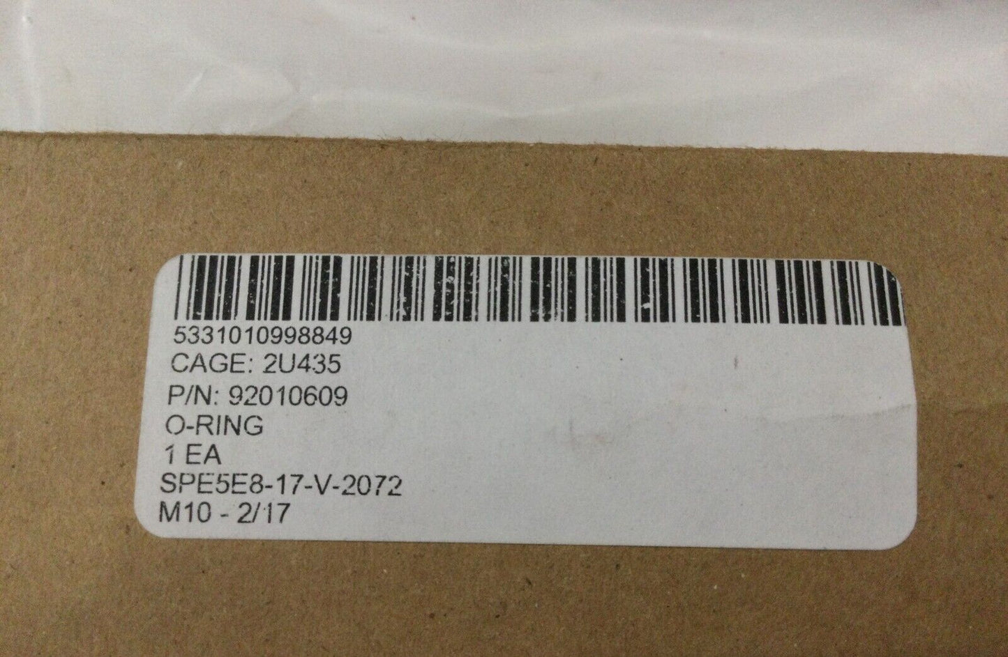 OHIO-CLASS SUBMARINE 92010609 O-RING 16302598 PIECE 58 5331-01-099-8849