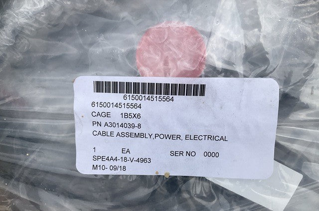 Power Cable Assy A3014039-8 NSN 6150-01-451-5564 - photo 5