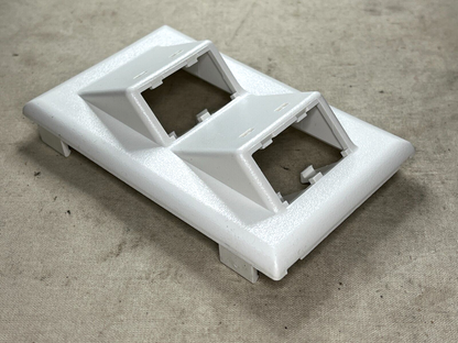 PANDUIT, SNAP-ON T-70 FACEPLATE SLOPED SURFACE RACEWAY WIRE ROUTING SYS T70FV4IW