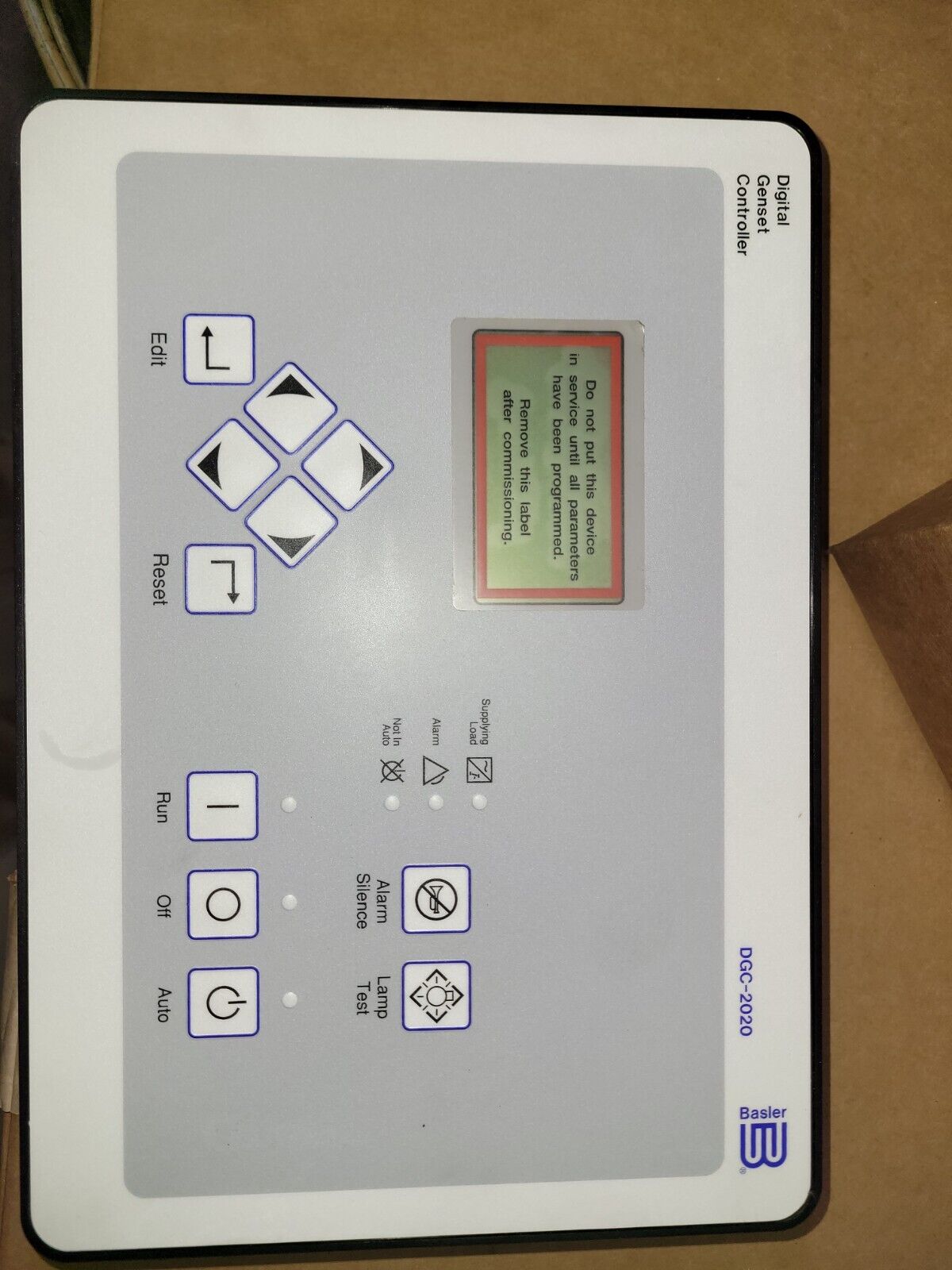 BASLER ELECTRONICS DIGITAL GENSET CONTROLLER DGC-2020 NEW