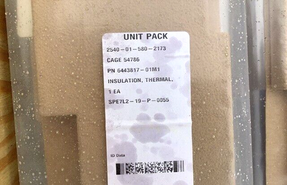 GRADER ROAD 130G ENGINEERED 6443817-01M1 VEHICULAR INSULATION 2540-01-580-2173