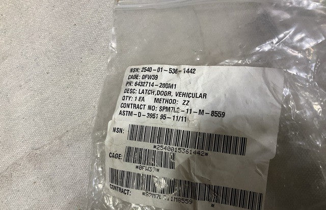 Door Lock Assy 6432714-200M1 NSN 2540-01-536-1442 - photo 6