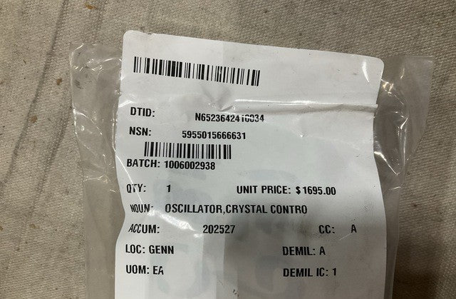 Crystal Controlled Rubidium Oscillator PRS10 NSN 5955-01-566-6631 - photo 5