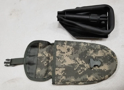 Entrenching Shovel Intrenching Trifold Folding  E-tool Small Shovel & CASE MIL