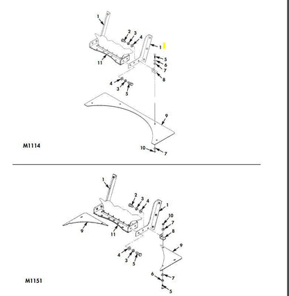 HMMWV M1151 M1152 M1167 LH  O-GPK TURRET COVER BRACKET 6431616-200M1