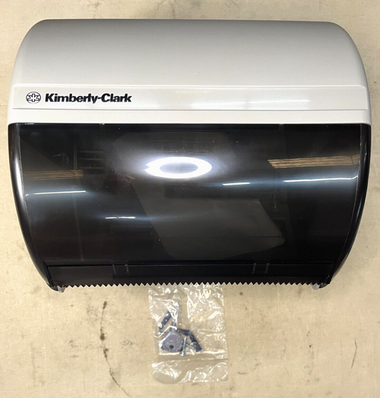 KIMBERLY-CLARK UNIVERSAL HARD ROLL TOWEL DISPENSER WITH HARDWARE (MODEL 09746)
