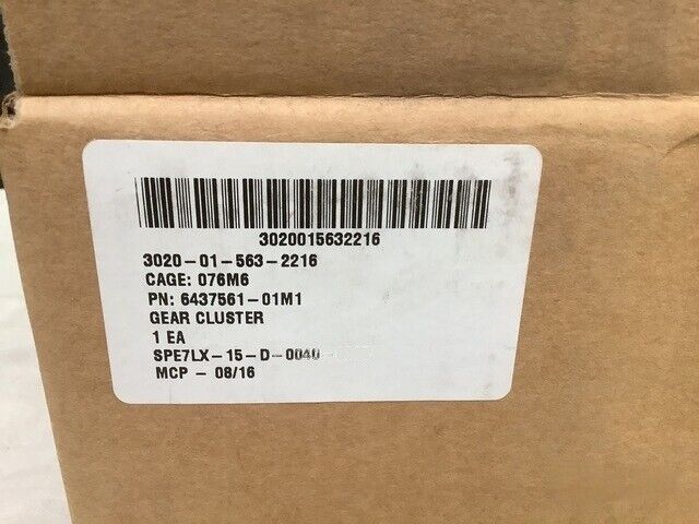 NEW HMMWV HUMVEE 6437561-01M1 BAE DRIVE MOTOR GEAR CLUSTER 3020-01-563-2216