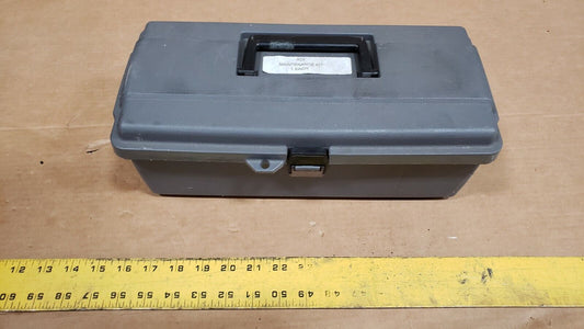 Small Gray plastic tool box chest (Locking)