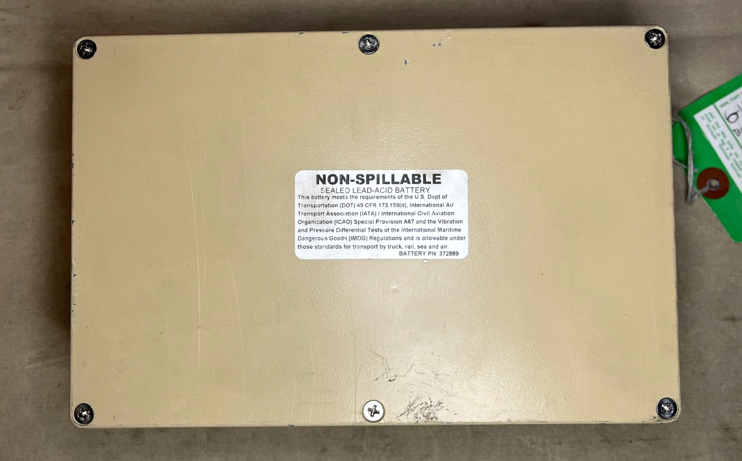 MRAP BATTERY STORAGE, BACK UP MODULE - 100 422463 4048505 6140-01-567-0238