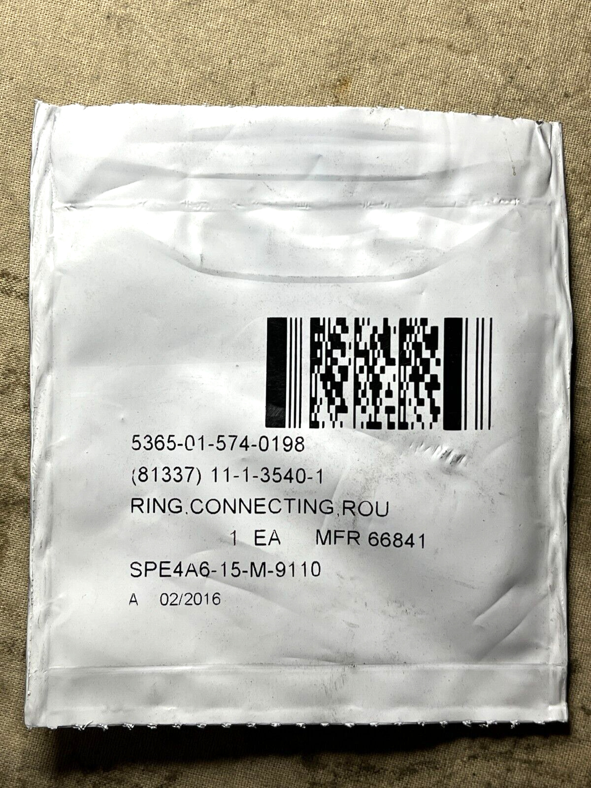 ROUND CONNECTING RING SHAFT 11-1-3540-1 5365-01-574-0198