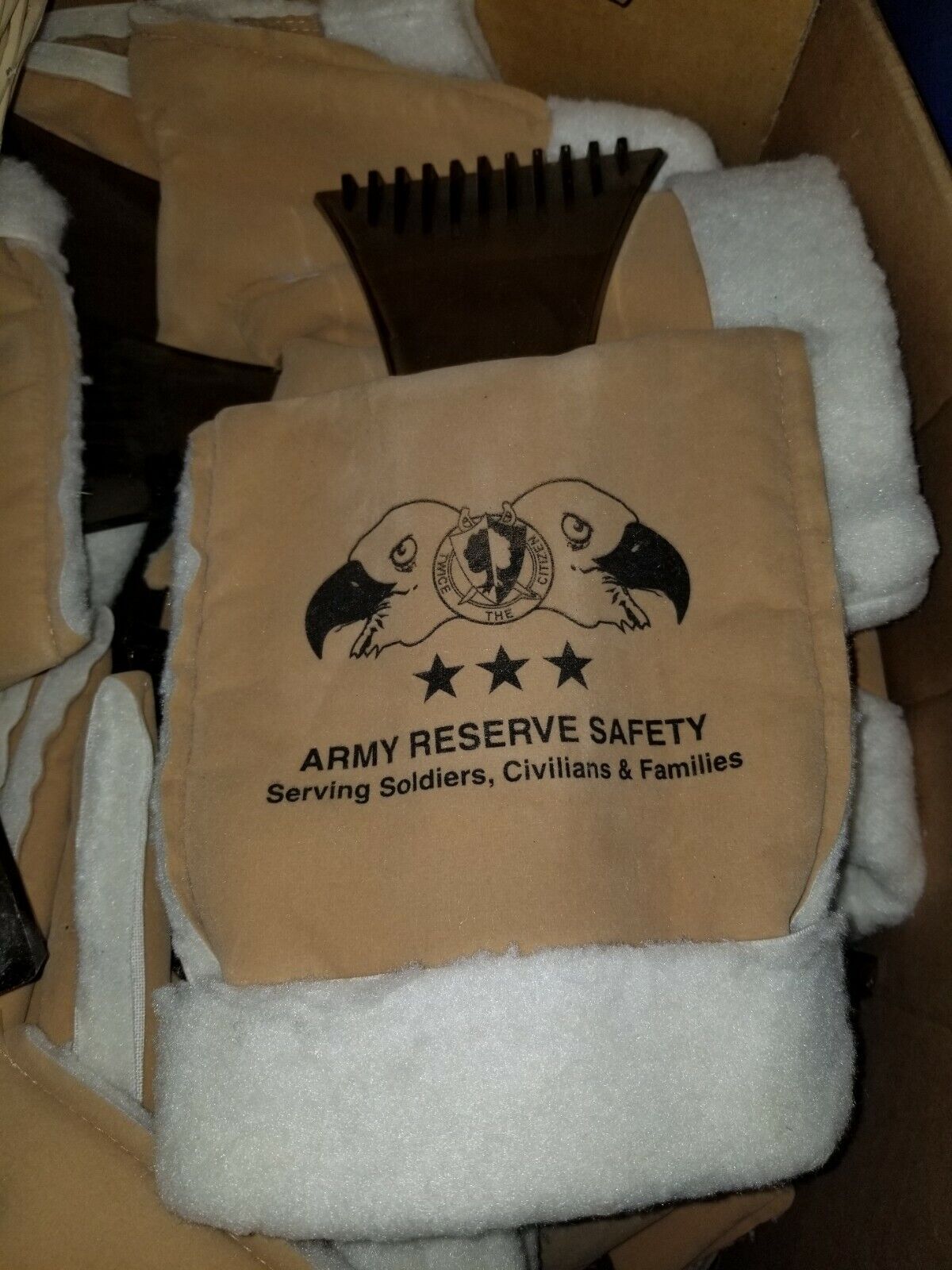 MILITARY TRUCK ICE SCRAPER FOR WINDSHIELD VINTAGE ARMY RESERVE SAFETY