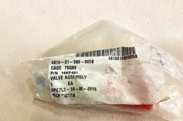 LVSR| MKR18 CARGO TRUCK 22.5 TON 10 X 10 VALVE ASSEMBLY 16KP401 4810-01-585-0058