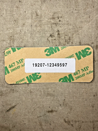 MILITARY M548, M548A1 6 TON 3M 12349597 IDENTIFICATION MARKER 7690-01-232-8120