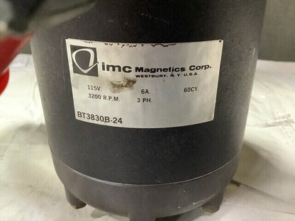 IMC MAGNETICS BT3830B-24 115V CENTRIFUGAL BLOWER FAN ASSEMBLY 4140-01-260-4156
