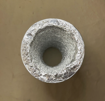 25FT EASY-STORE COMPRESSIBLE ACCORDION STYLE ALUMINUM AIR DUCT TUBING 4720DSHO