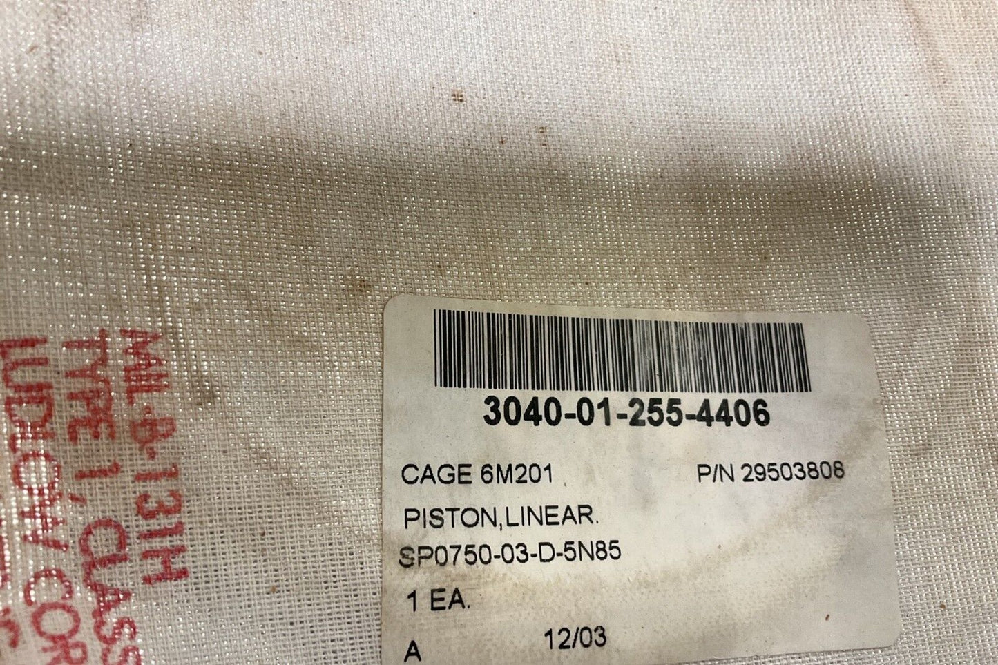 HEMTT, PLS BADGER TRUCK 29503808 LINEAR ACTUATING PISTON ZHL512 3040-01-255-4406