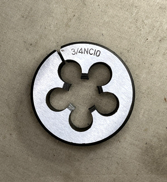 3/4" X 16 UNF SPLIT DIE THREAD CUTTER TUNGSTEN STEEL 3/4NC10