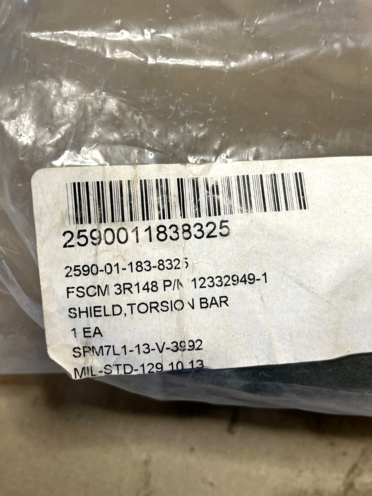 M992 FAASV 12332949-1 10/13'' TORSION BAR SHIELD BML65110-1 2590-01-183-8325