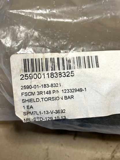 M992 FAASV 12332949-1 10/13'' TORSION BAR SHIELD BML65110-1 2590-01-183-8325