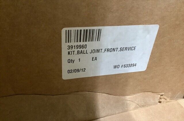 OSHKOSH MTVR 7 TON  3919960 FRONT BALL JOINT PARTS KIT 2530-01-611-2747
