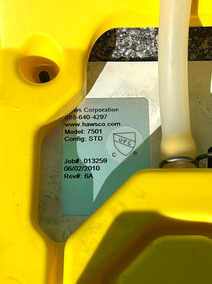 GENUINE HAWS CORPORATION 7501 PORTABLE EYE & FACE WASH FOUNTAIN 4240-01-649-9428