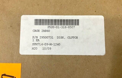 HEMTT, PLS TRUCK 29500731 VEHICULAR CLUTCH DISK PLATE 2GK888 2520-01-318-8507