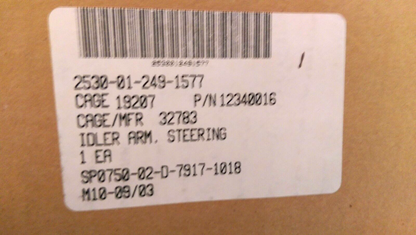 AMG IDLER ARM ASSY, M998 HMMWV Hummer Hardware 5591890 Humvee 12340016 Steer