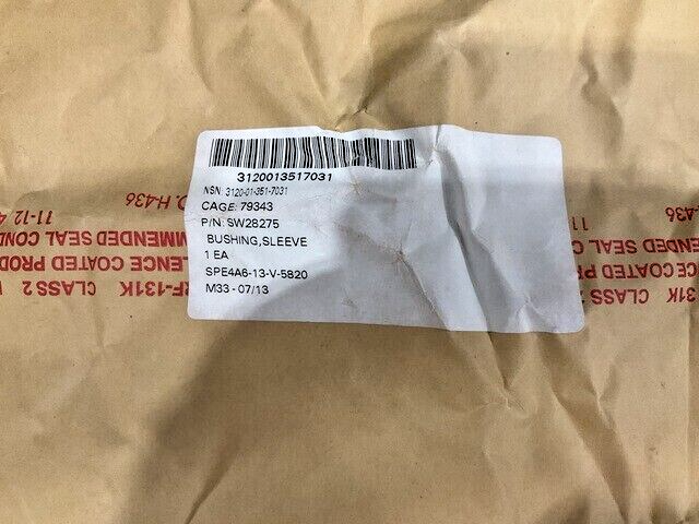 HET M1070, M1000 CHETTL TRAILER TRUCK SW28275 SLEEVE BUSHING 3120-01-351-7031