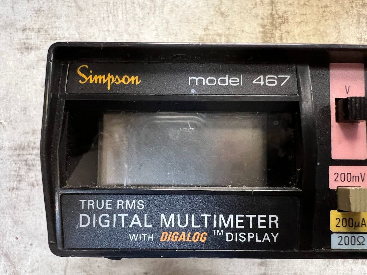 True Rms Digital Multimeter Without Case Leads - photo 7