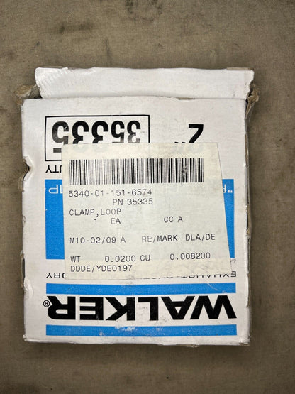 GENUINE WALKER 35335 LOOP EXHAUST CLAMP 2'' HEAVY DUTY 3404404 5340-01-151-6574
