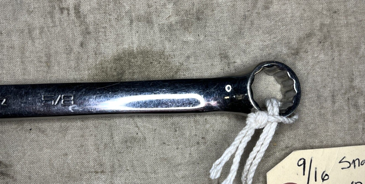 SNAP ON TOOLS XB1820A 9/16" X 5/8" BOX END WRENCH AS954 5120-01-349-1386 NOS