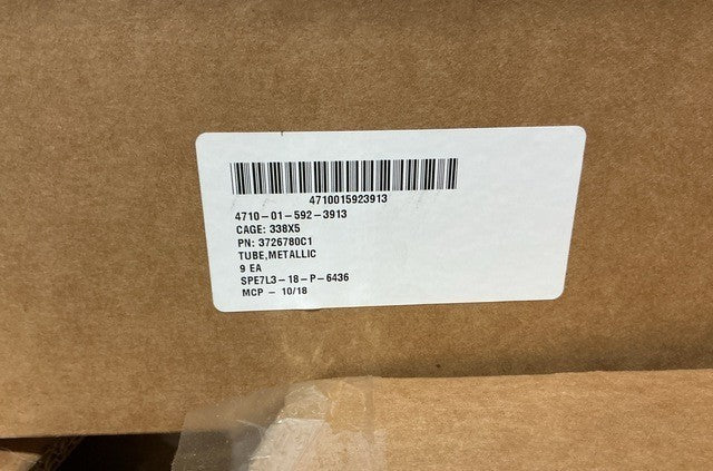 Metallic Tube 3726780C1 NSN 4710-01-592-3913 - photo 3