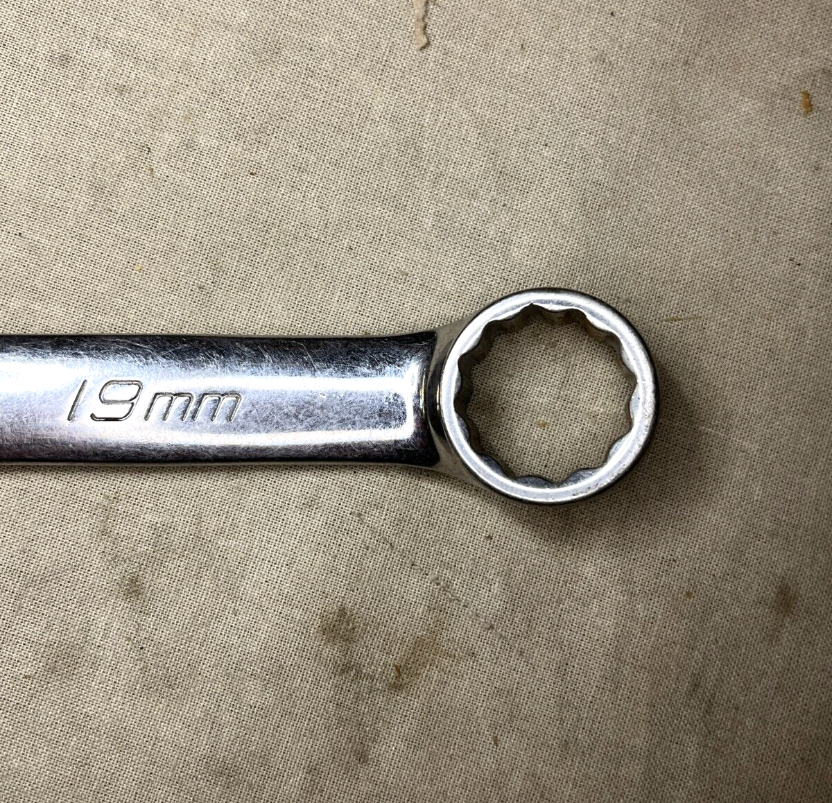 SNAP-ON OEXM190B 19MM 12-POINT COMBINAT BOX OPEN WRENCH HCW19MM 5120-01-430-2983