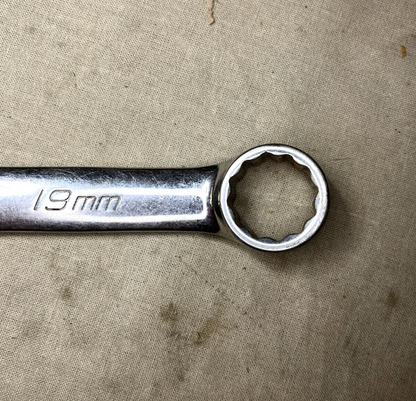 SNAP-ON OEXM190B 19MM 12-POINT COMBINAT BOX OPEN WRENCH HCW19MM 5120-01-430-2983
