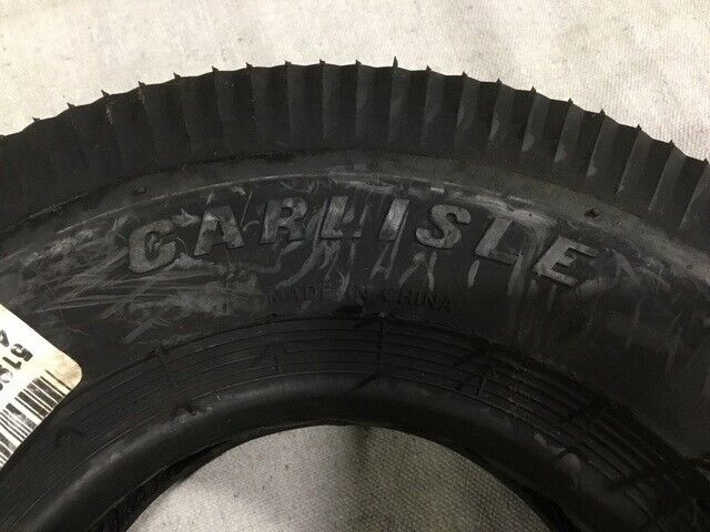 NEW 4.10-6 4-PLY TIRE CARLISLE SAWTOOTH 4.10 X 6 RIB 509561 USAF HYDRAULIC CARTS