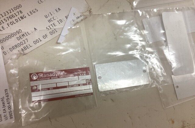 NEW STANADYNE CORP 36773 10394 NAME PLATE IDENTIFICATION 9905-00-473-6379