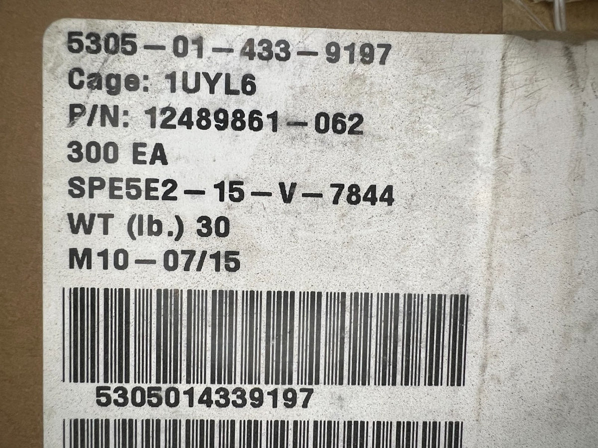 Hexagon Head Cap Screw 12484861-062 NSN 5305-01-433-9197 - photo 7
