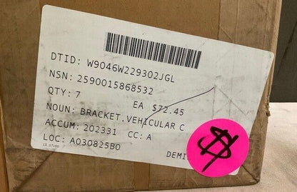 MRAP-M-ATV 3858585 VEHICULAR COMPONENTS BRACKET SPARE TIRE 2590-01-586-8532