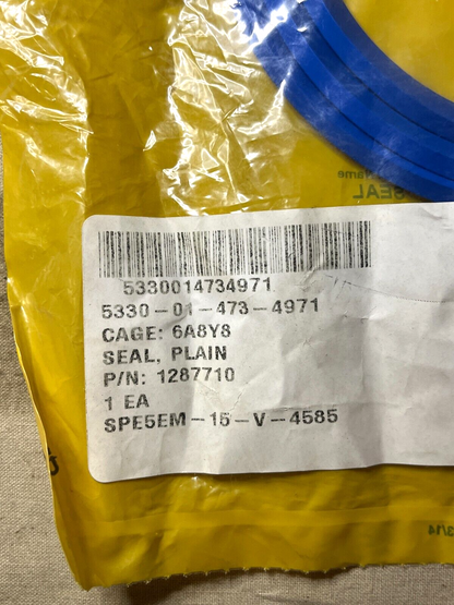 GENUINE CAT CATERPILLAR 1287710 PLAIN SEAL 5330-01-473-4971