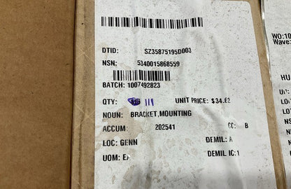 Mounting Bracket 3868946 NSN 5340-01-586-8559 - photo 5
