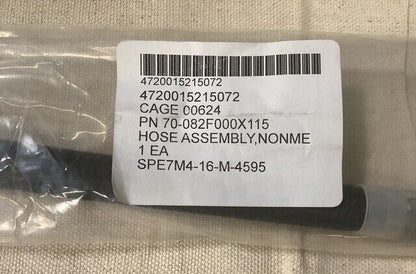 MV-22 AIRCRAFT NONMETALLIC HOSE ASSEMBLY 70-082F000X115 4720-01-521-5072