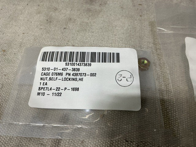 Nut 1/4-TON NSN 5310-01-437-3839