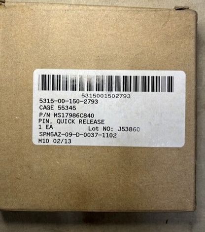 MRAP COUGAR QUICK RELEASE PIN 5315-00-150-2793 BLC8LA40S LG8CL4000 MS17986C840