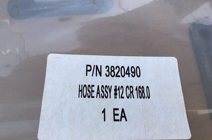 NEW MRAP - COUGAR ISS 1.0, 1.5 3820490 NONMETALLIC HOSE ASSEMBLY 12CR 168.0