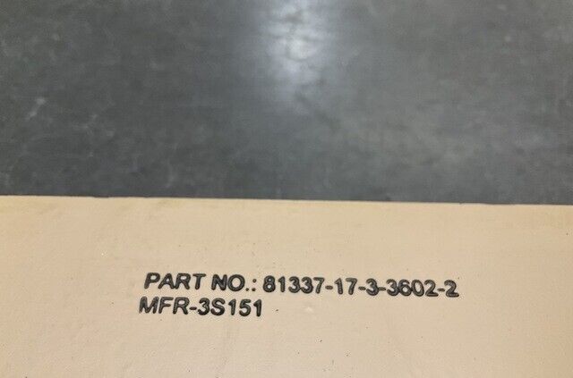 COLLECTIVE PROTECTION EQUIPMENT DOOR FRAME ASSEMBLY 17-3-3602-2 2510-01-624-0908