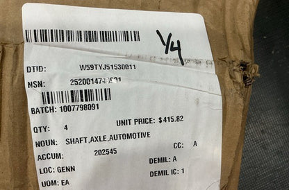 Axle Shaft M1113 NSN 2520-01-474-3901 - photo 4