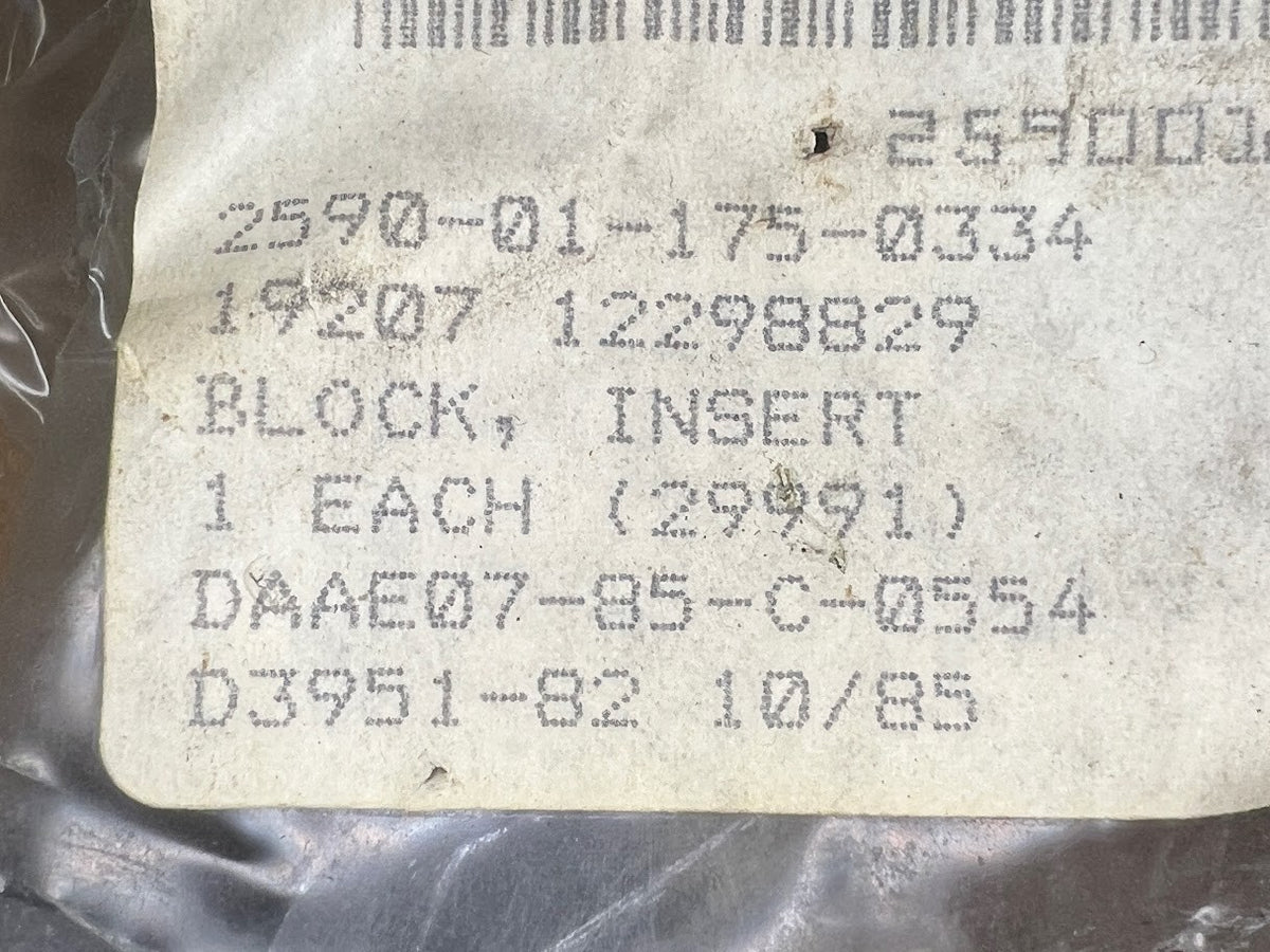 Insert Block M-113A1 NSN 2590-01-175-0334 - photo 7
