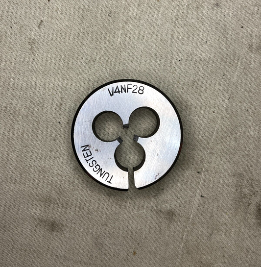 THREADING TOOL 1/4" X 28 NF SPLIT DIE THREAD CUTTER TUNGSTEN STEEL 1/4NF28